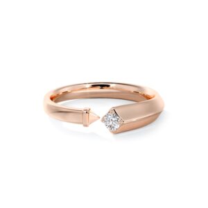 De Beers Forevermark Diamond Avaanti™ Closed Ring in 18K Rose Gold
