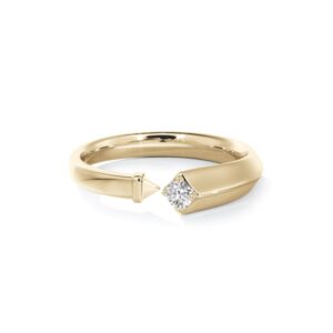 De Beers Forevermark Diamond Avaanti™ Closed Ring in 18K Yellow Gold