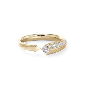 De Beers Forevermark Diamond Avaanti™ Closed Pavé Ring in 18K Yellow Gold