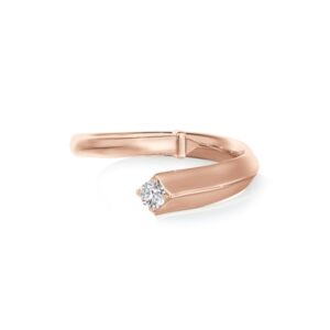 De Beers Forevermark Diamond Avaanti™ Bypass Ring in 18K Rose Gold