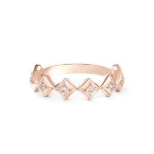 De Beers Forevermark Diamond Icon™ Eight-Diamond Ring in 18K Rose Gold