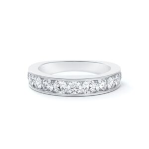 De Beers Forevermark Diamond Channel Set Band in 14K White Gold