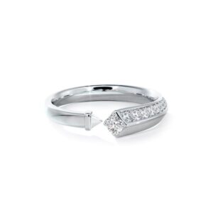 De Beers Forevermark Diamond Avaanti™ Closed Pavé Ring in 18K White Gold