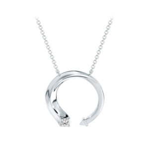 De Beers Forevermark Diamond Avaanti™ Grand Pendant in 18K White Gold