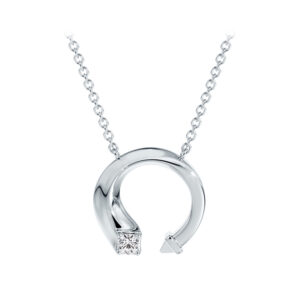 De Beers Forevermark Diamond Avaanti™ Mini Pendant in 18K White Gold
