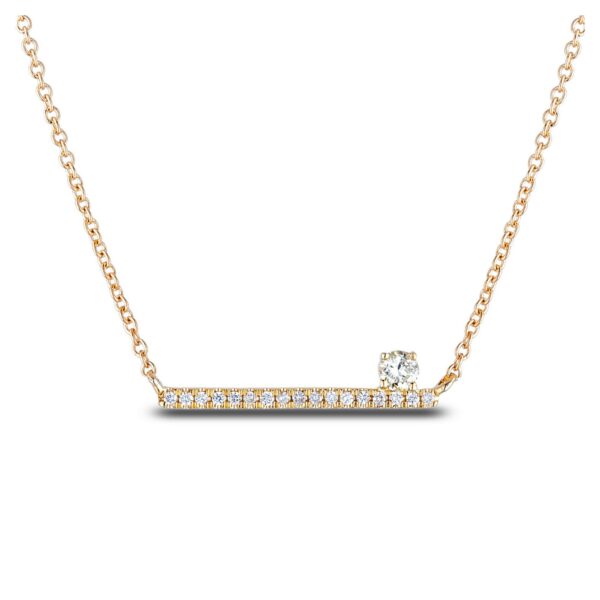 Canadian Diamond Dainty Pendant In Yellow Gold