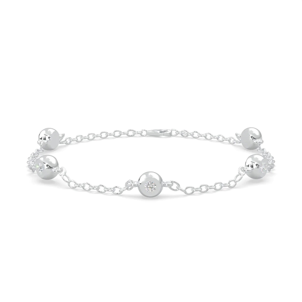 Lands Collection Canadian Diamond Spirit Bracelet | Ascent in White Gold