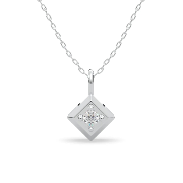 Lands Collection Canadian Diamond Ice Pendant | Origin in White Gold