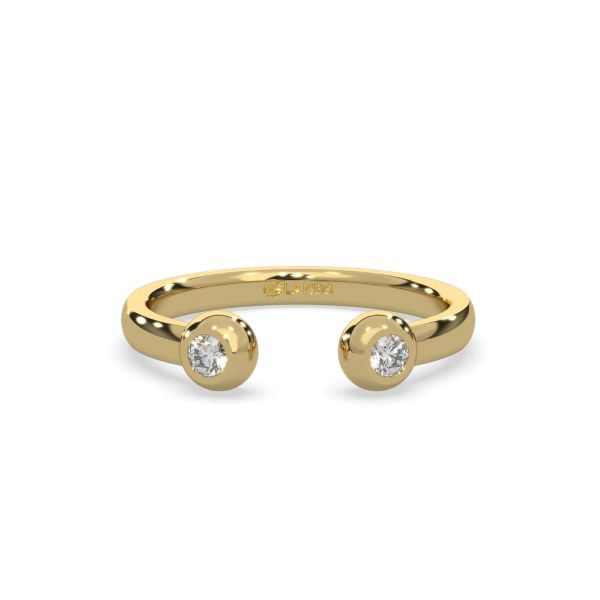Lands Collection Canadian Diamond Spirit Ring | Ascent in Yellow Gold