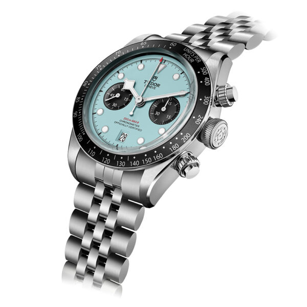 TUDOR Black Bay Chrono 41mm Steel Case, "Flamingo Blue" Dial Steel Bracelet M79360N-0024 - Image 2