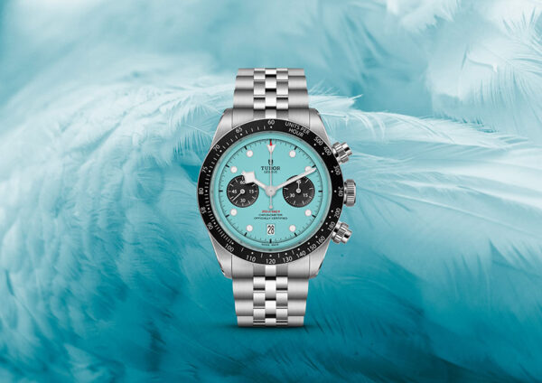 TUDOR Black Bay Chrono 41mm Steel Case, "Flamingo Blue" Dial Steel Bracelet M79360N-0024 - Image 4