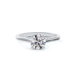 De Beers Forevermark Diamond Solitaire Engagement Ring in 14K White Gold | 0.70 Carat