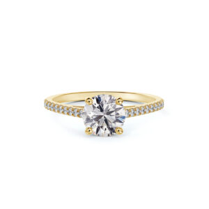 De Beers Forevermark Diamond Engagement Ring in 14K Yellow Gold | 0.82 Carat TW