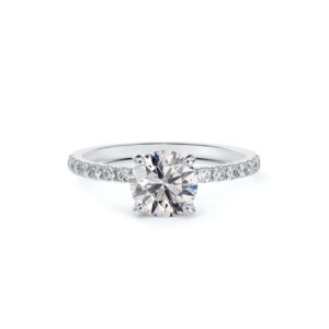 De Beers Forevermark Diamond Engagement Ring in 14K White Gold | 1.31 Carat TW