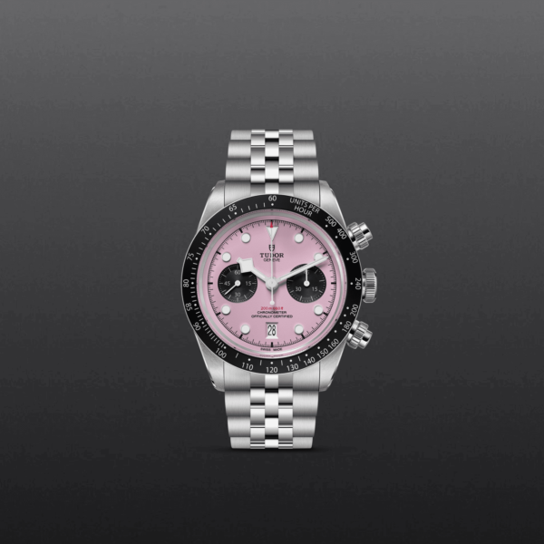 Tudor Black Bay Chrono 41mm steel case, "Pink" Dial Steel Bracelet M79360N-0019 - Image 2