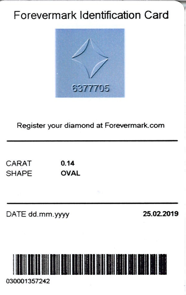 De Beers Forevermark Diamond Oval and Round Eternity Ring in 18K Yellow Gold | 1.35 Carat TW
