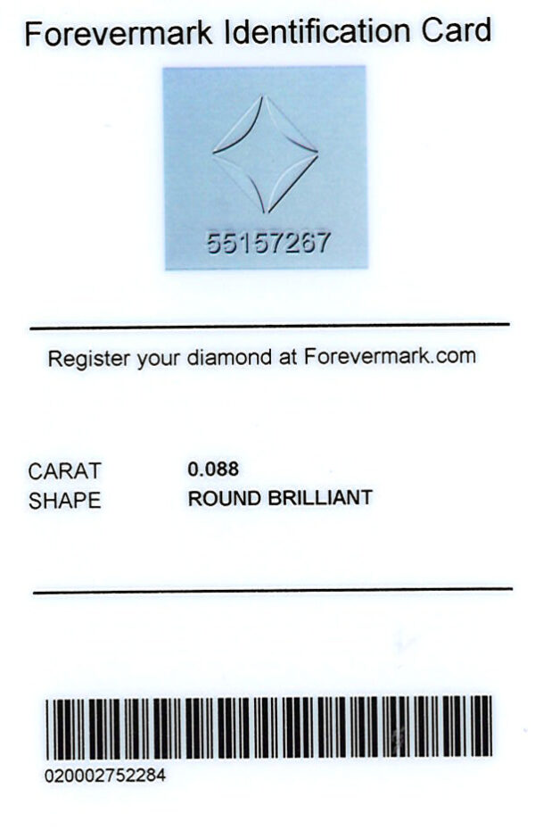 De Beers Forevermark Diamond Anniversary Ring in Platinum - Image 3