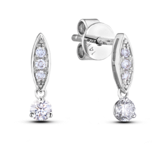De Beers Forevermark Diamond Dangle Earrings in 14K White Gold