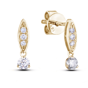 De Beers Forevermark Diamond Dangle Earrings in 14K Yellow Gold