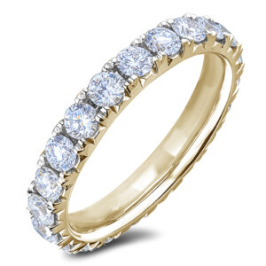 De Beers Forevermark Diamond Classic Eternity Ring in 18K Yellow Gold | 1.76 Carat TW