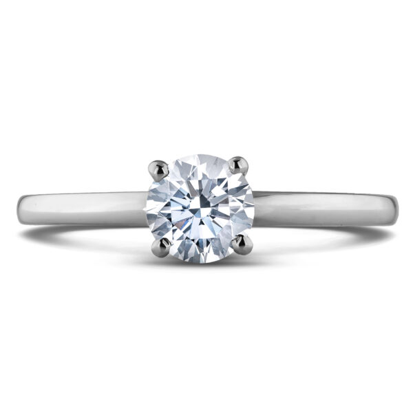 Canadian Diamond Solitaire Ring in White Gold | 0.30 Carat TW