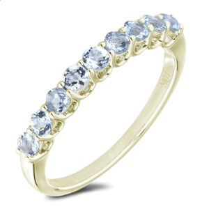 0.53 Carat TW Diamond Anniversary Ring in Yellow Gold
