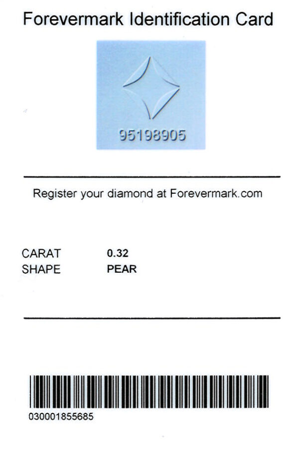 Pear Shaped De Beers Forevermark Diamond Necklace in 18K White and Yellow Gold