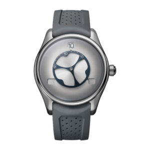 H. Moser Pioneer Flying Hours White Fumé 3240-1200