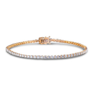 Diamond Classic Tennis Bracelet in 18K Yellow Gold 2.65 Carat TW