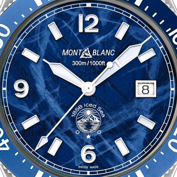 Montblanc Iced Sea Automatic Date Blue MB129369 - Image 3