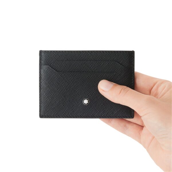 Montblanc Sartorial Card Holder 5cc Black MB130324 - Image 2