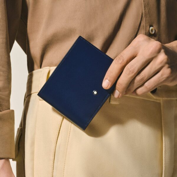 Sartorial Wallet 6cc Ink blue MB131721 - Image 2