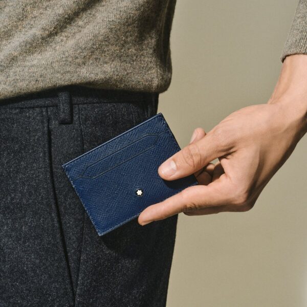 Sartorial Card Holder 5cc Ink blue MB131727 - Image 2