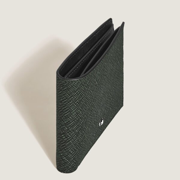 Sartorial Wallet 6cc Tweed Khaki MB220385 - Image 3