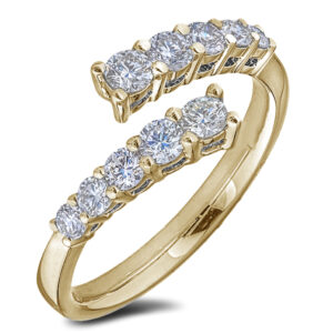 De Beers Forevermark Diamond Bypass Ring In 14K Yellow Gold