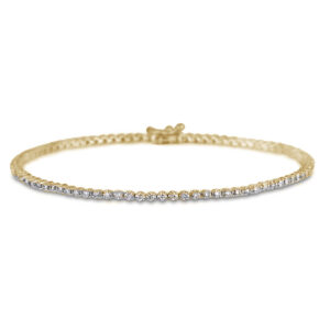 Canadian Diamond Tennis Bracelet in Yellow Gold | 0.75 Carat TW