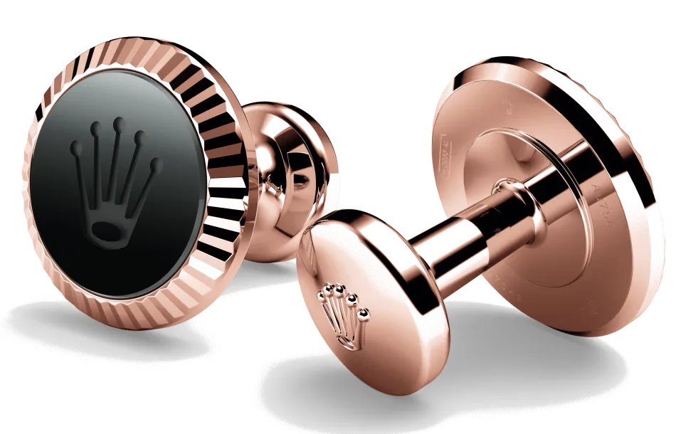 Rolex ‘Fluted’ cufflinks