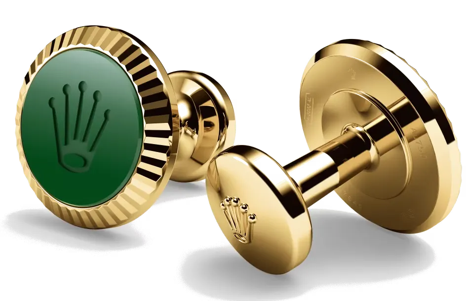 Rolex ‘Fluted’ cufflinks