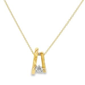 De Beers Forevermark Diamond Abstract Necklace In 18K Gold