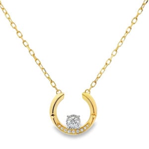 De Beers Forevermark Diamond Crescent Necklace In 18K Gold