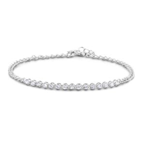 Dainty Diamond Bracelet in White Gold | 0.30 Carat TW