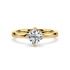 De Beers Forevermark Black Label Diamond Engagement Ring in 18K Yellow Gold - 1.02 Carat (SI1 Clarity, G Color)