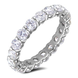 De Beers Forevermark Diamond Eternity Ring in Platinum | 2.20 Carat TW