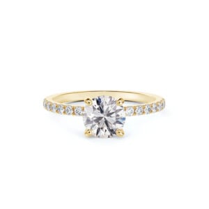 GIA Diamond Engagement Ring in 14K Yellow Gold | 1.00 Carat TW