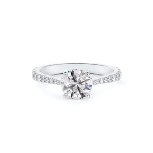 GIA Diamond Engagement Ring in 14K White Gold 1.00 Carat TW