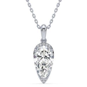 De Beers Forevermark Diamond Pendant in 18K White Gold