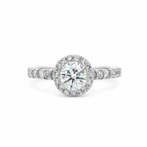 De Beers Forevermark Diamond Engagement Ring With Matching Wedding Band in 14K White Gold 1.82 Carat TW
