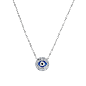 Evil Eye Necklace WG