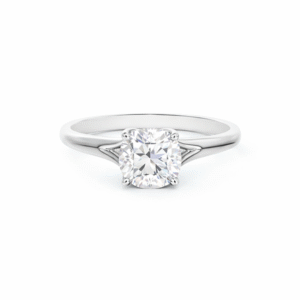 Black Label De Beers Forevermark Ideal Cut Diamond Solitaire Engagement Ring in 14K White Gold