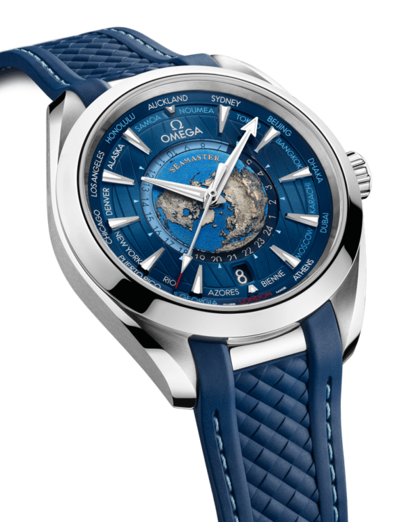Omega Aqua Terra 150M Co-Axial Master Chronometer GMT Worldtimer 43 MM -  220.12.43.22.03.001 - Image 3